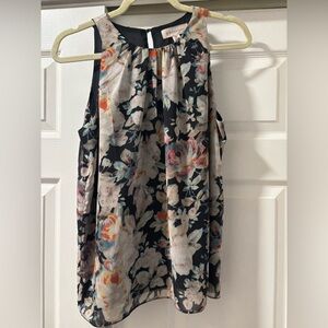 Rebecca Taylor Black Floral Blouse